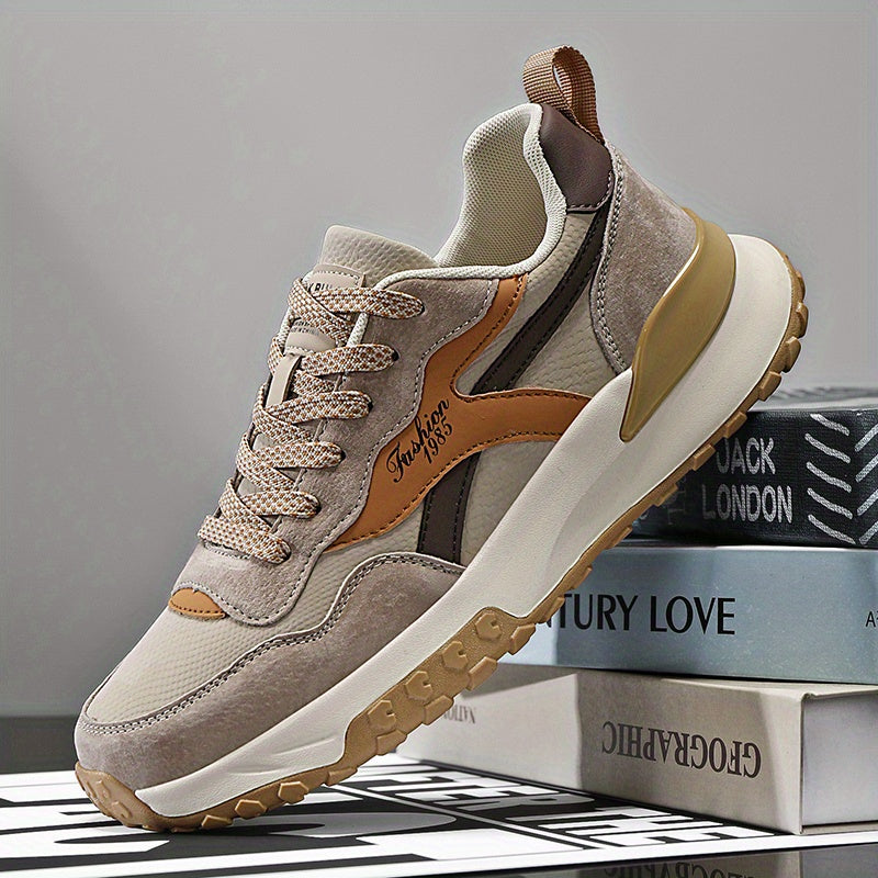 Men's Sports Shoes, Breathable, Comfortable Shoes for Hiking and Casual Wear, Non-slip Thick-soled Rope Skipping Shoes, Lightweight Running Shoes, Lightweight Forrest Gump Men's Shoes