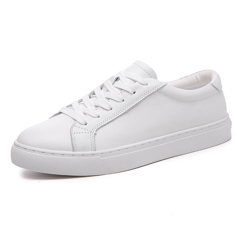 Men'S White Sneakers for 2026, Crafted from High-Quality Genuine, Ideal for Both Athletic And Casual Occasions, Stylish And Adaptable Summer Footwear Featuring Thick Soles
