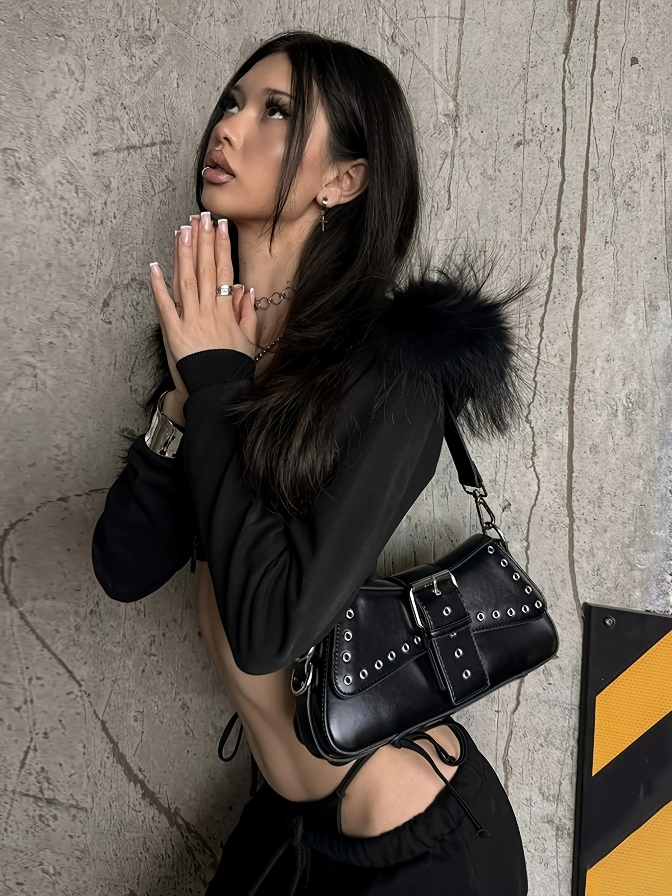 Frayed Edge Trendy Fashion Cropped Hoodie Jacket | Sexy Solid Color, Hem Detail, Ideal for Spring\u002FFall Season